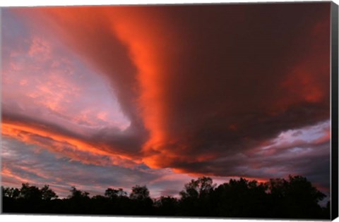 Framed Sunset Afterglow Print