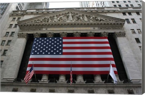 Framed New York Stock Exchange Print