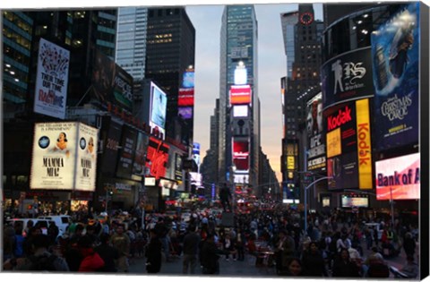 Framed Times Square Print