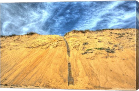 Framed Cape Dune And Stairst Print