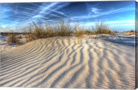 Framed Dune Lines Print