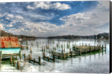 Framed Eastern Shore January Print