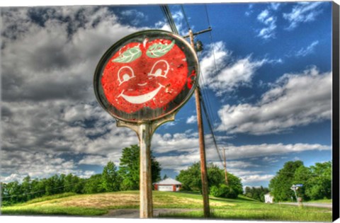 Framed Happy Apple Print