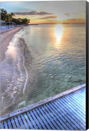 Framed Higgs Pier Vertical Print