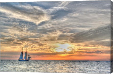 Framed Liberty Clipper Print