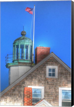 Framed Lightkeepers Home Vertical Print