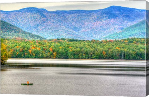 Framed Mountain Reservoir Print