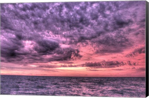 Framed Purple Sunrise Print