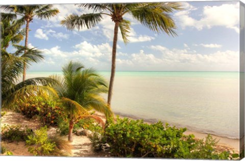 Framed Quiet Beach Print