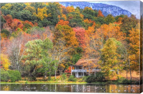 Framed Tillson Lake Print