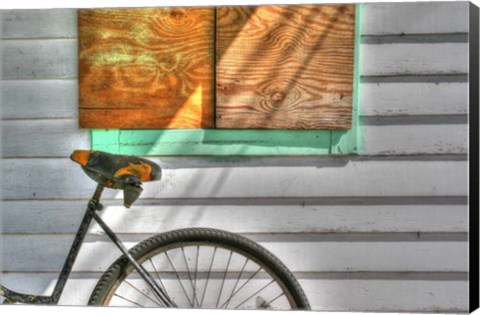 Framed Trusty Old Bike Print