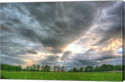 Framed Back 20 Sunset 1 Print