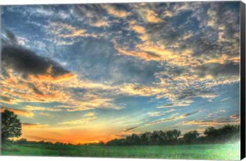 Framed Back 20 Sunset 2 Print