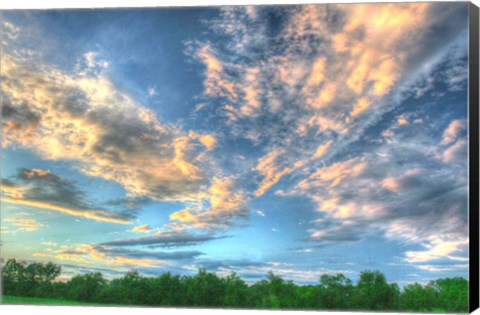 Framed Back 20 Sunset 3 Print