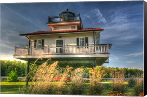 Framed Carolina Lighthouse Print