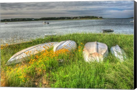 Framed CC Boats And Bulkhead Print