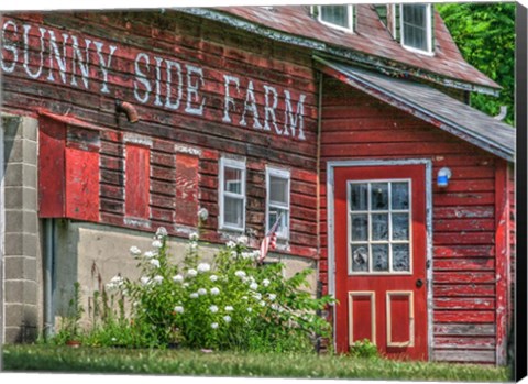 Framed Farm Lettering 1 Print