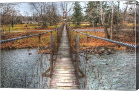 Framed Footbridge Print
