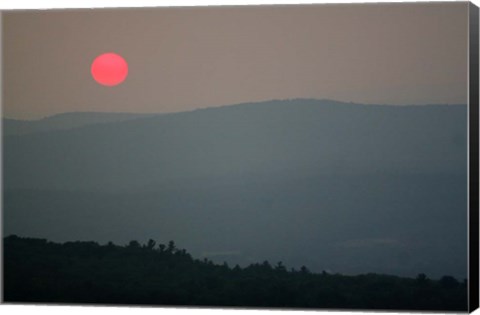 Framed Heatwave Sunset Print