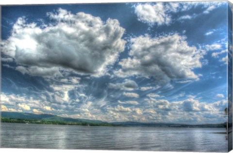 Framed Hudson At Balmville 1 Print