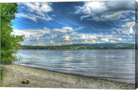 Framed Hudson At Balmville 3 Print