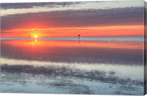 Framed Key West Sunrise III Print