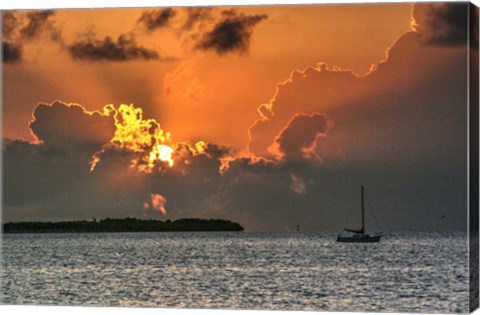 Framed Key West Sunrise IV Print