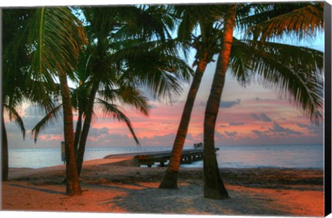 Framed Key West Sunrise V Print