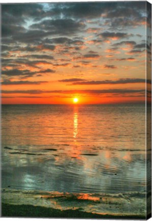 Framed Key West Vertical Print