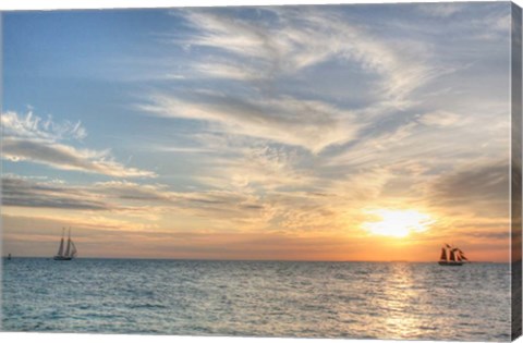 Framed Key West Sunset III Print