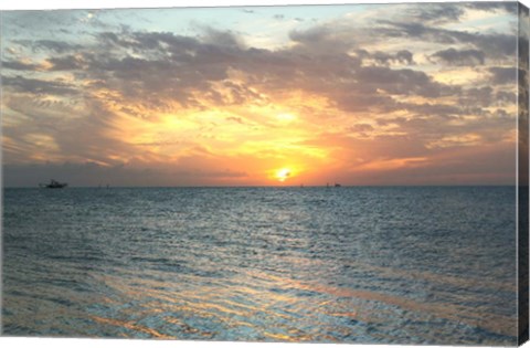 Framed Key West Sunset VII Print