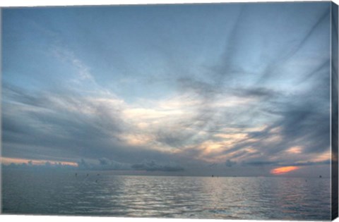 Framed Key West Sunset VIII Print