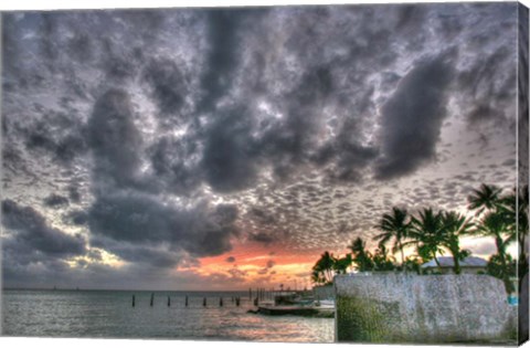 Framed Key West Sunset IX Print
