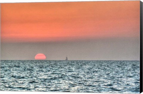 Framed Key West Sunset X Print