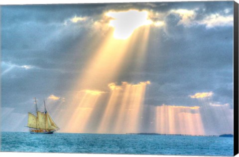 Framed Key West Sunset XIII Print