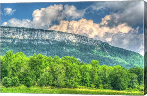 Framed Millbrook Mountain Clouds Print