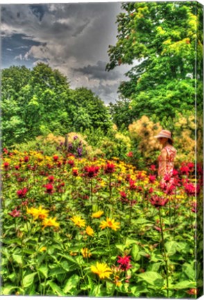 Framed Model Release Garden Vertical Print