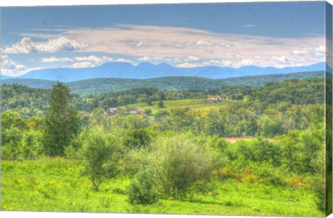 Framed Northern Catskills from Stockport Print