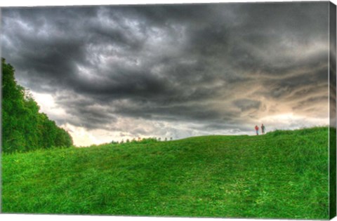 Framed Storm Cloud Hill Print