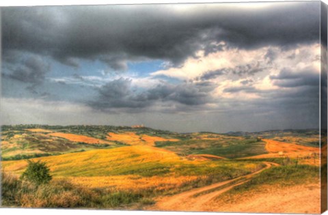 Framed Tuscan Storm II Print