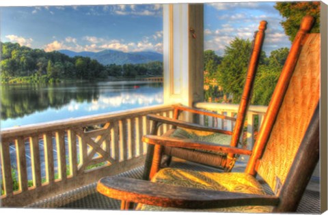 Framed Two Rockers Print