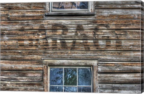 Framed Garage Wall Sign Print