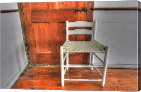 Framed House Corner Chair Print