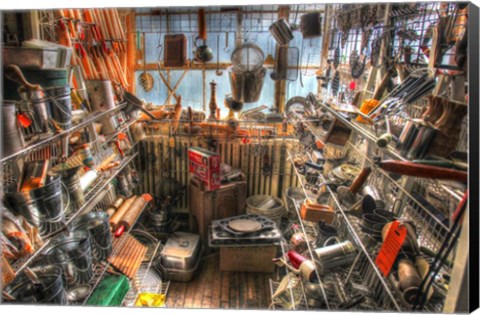 Framed Kitchen Utensils Print