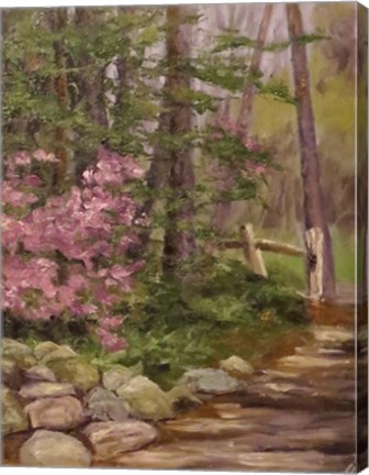 Framed Pink Spendor Print