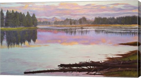 Framed By the Lake Print