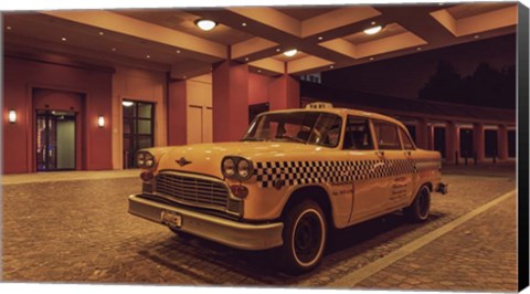 Framed Disney 2 Taxi Print