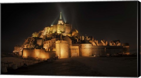 Framed Mont St Michel Print