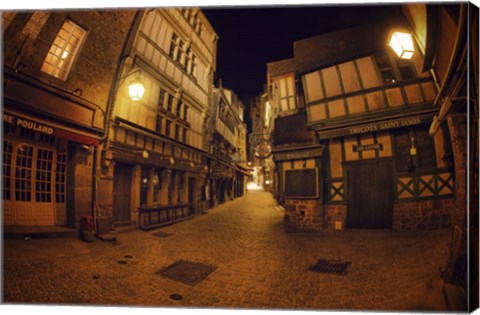 Framed MT St Michel Inside Print