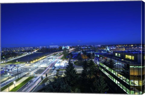 Framed Roof Velizy Print